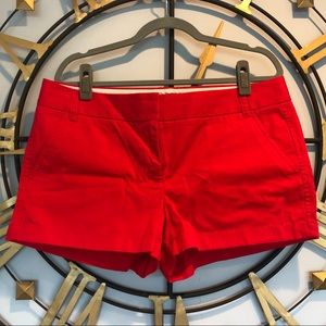 JCrew Chino Shorts Red Size 12